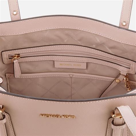 michael kors pink voyager tote stars|michael kors voyager large tote.